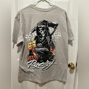 RGSTR Graphic Tee, grey, size XL